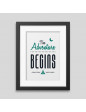 The adventure begins Framed poster The adventure begins Framed poster