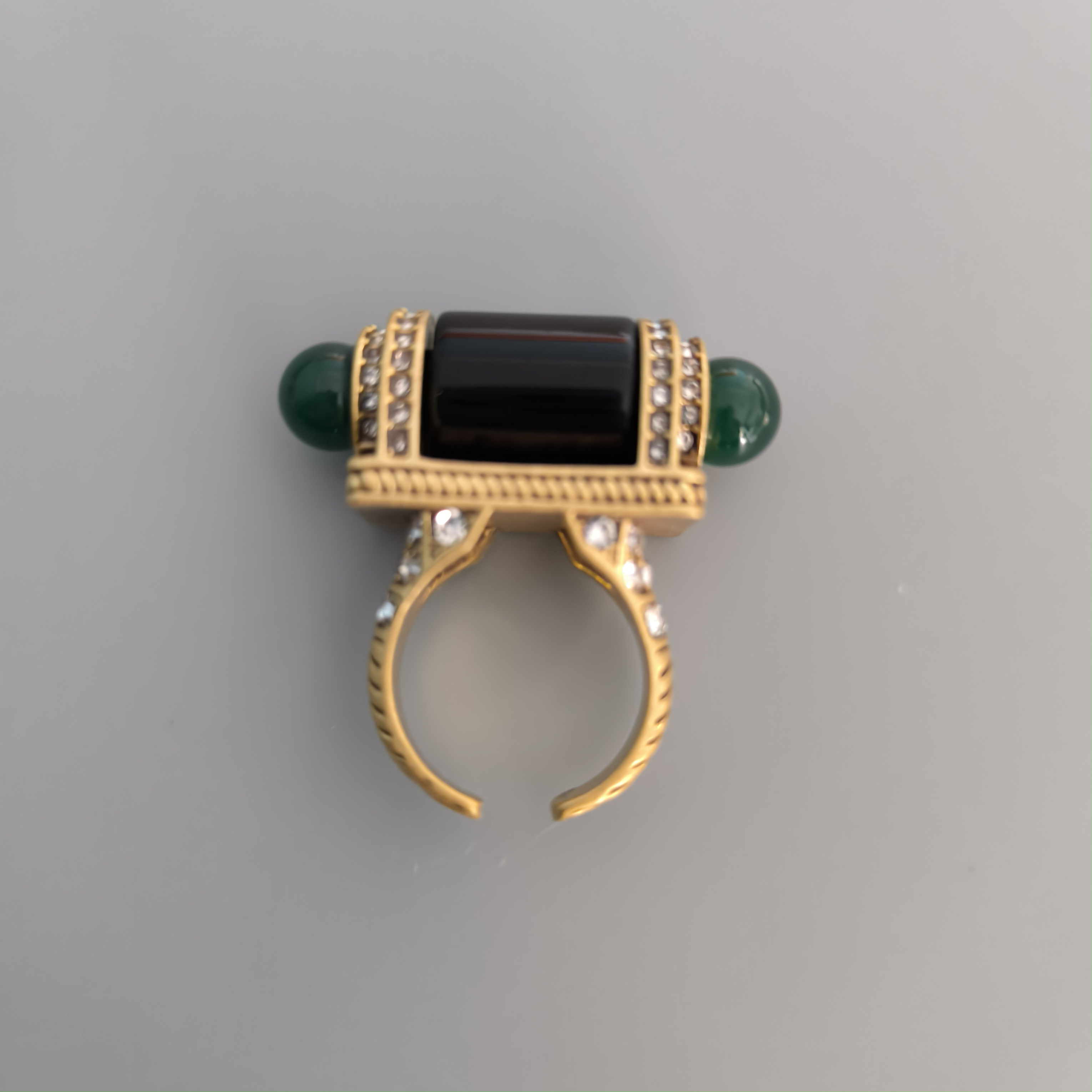  personality artificial diamonds ring for man lady