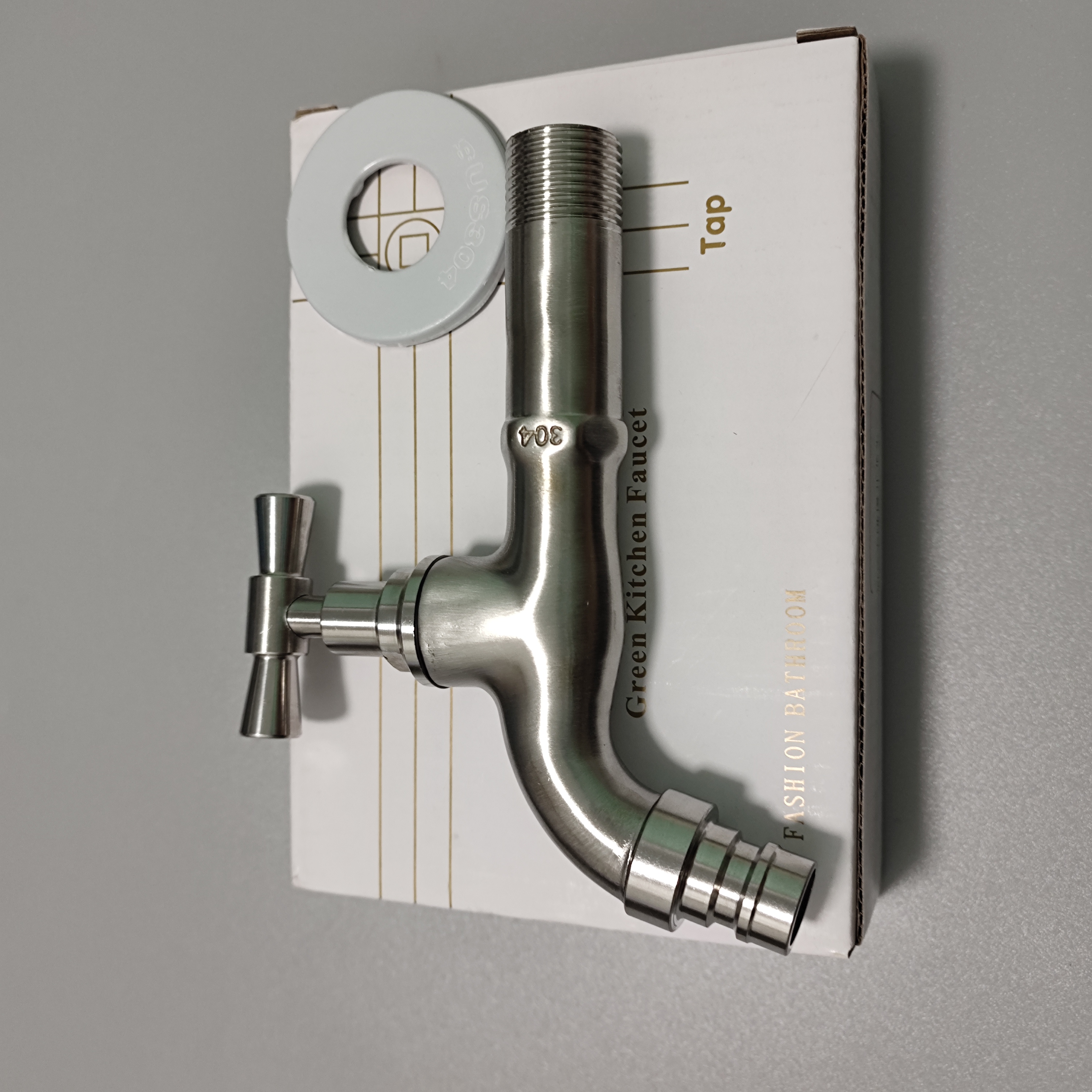 stainless good quality slow on faucet basin tap