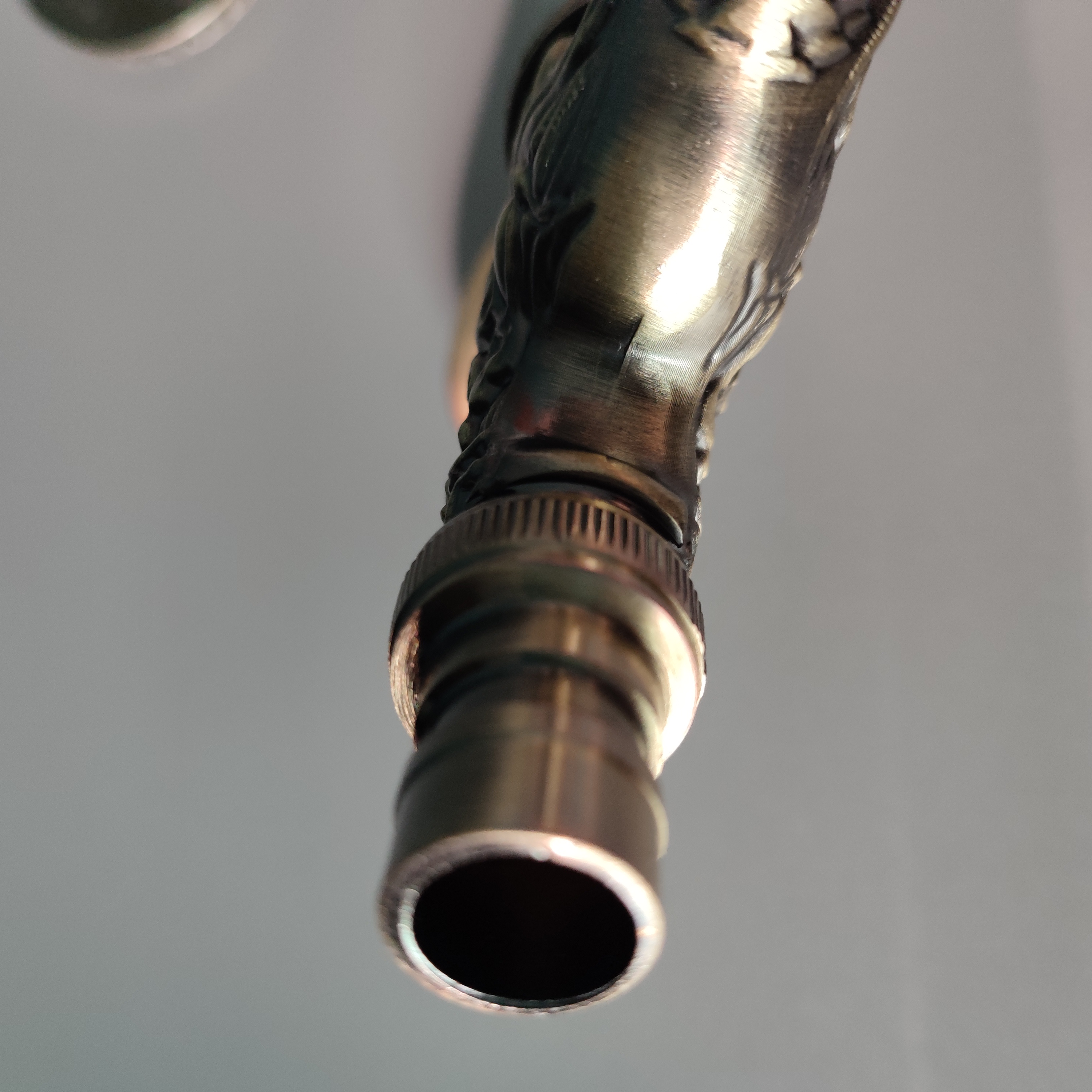 G1/2 dragon pattern metal alloy sink fast on tap garden faucet